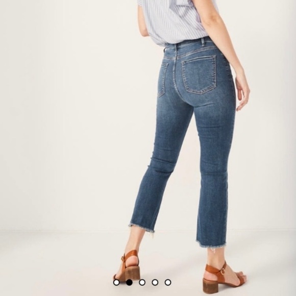 Simone High Rise Ankle Flare Jeans, Size 28 - Picture 4 of 13